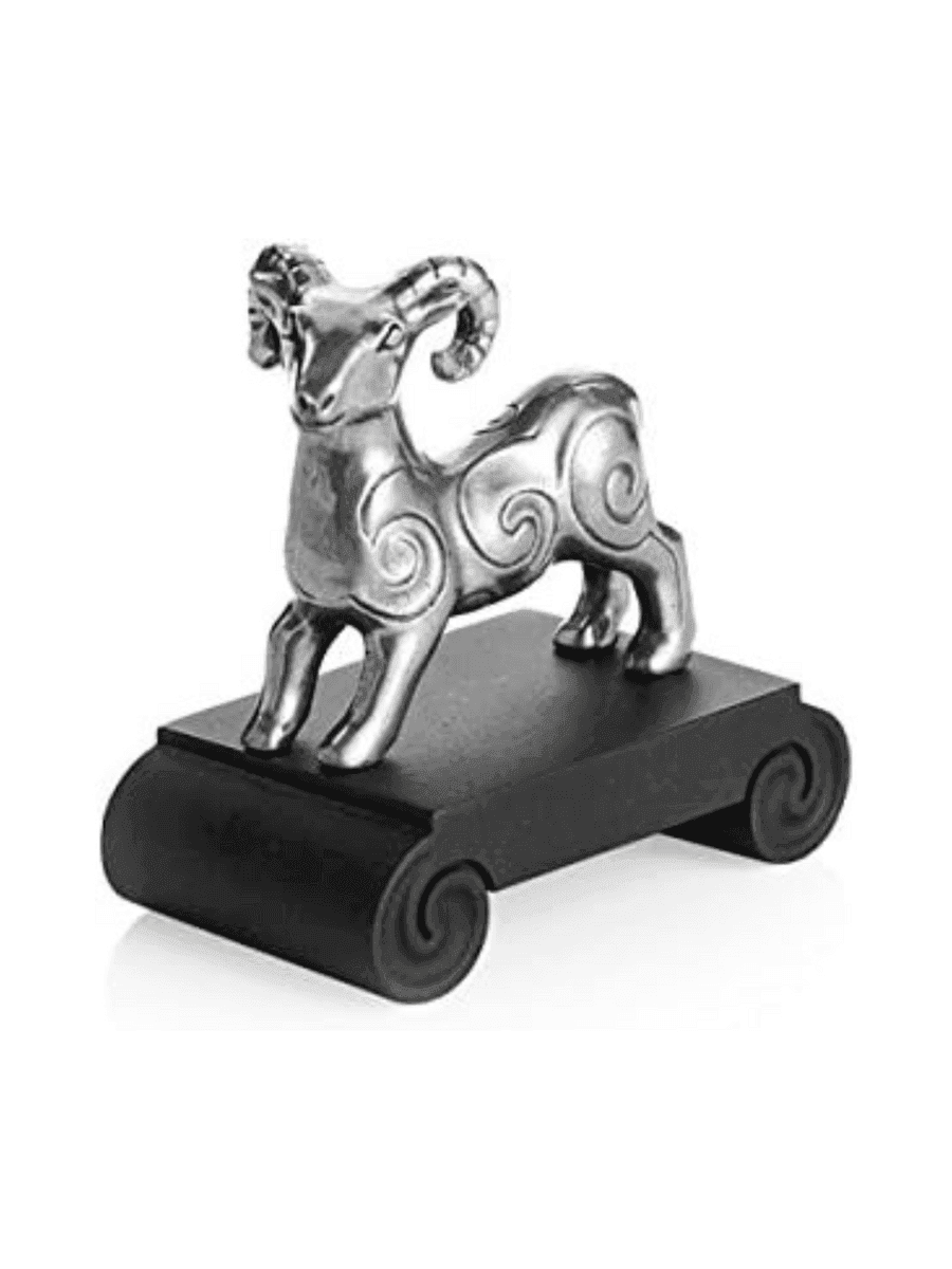 Tượng dê 12 con giáp pewter