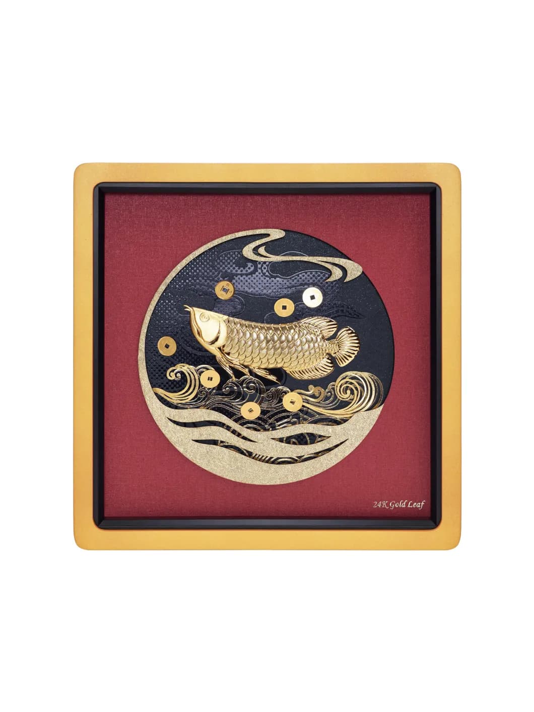 Tranh long ngư 30x30
