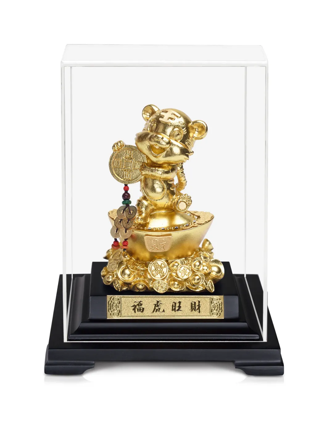 Tượng hổ phát tài 17x14x22