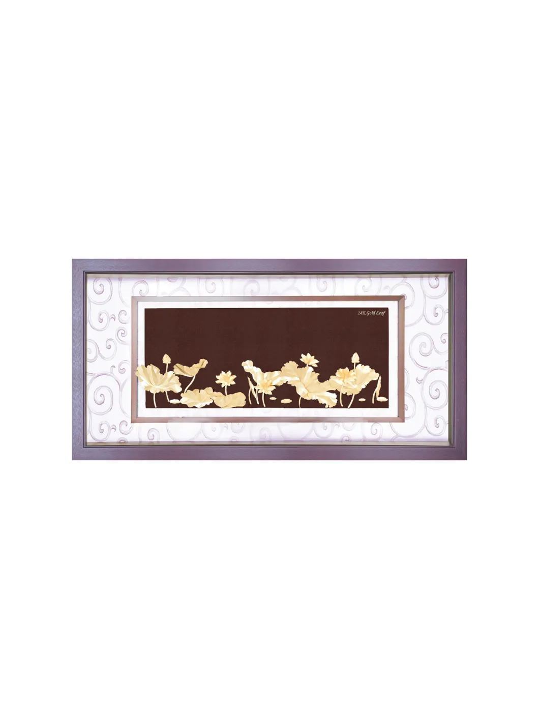 Tranh hoa sen 65x129