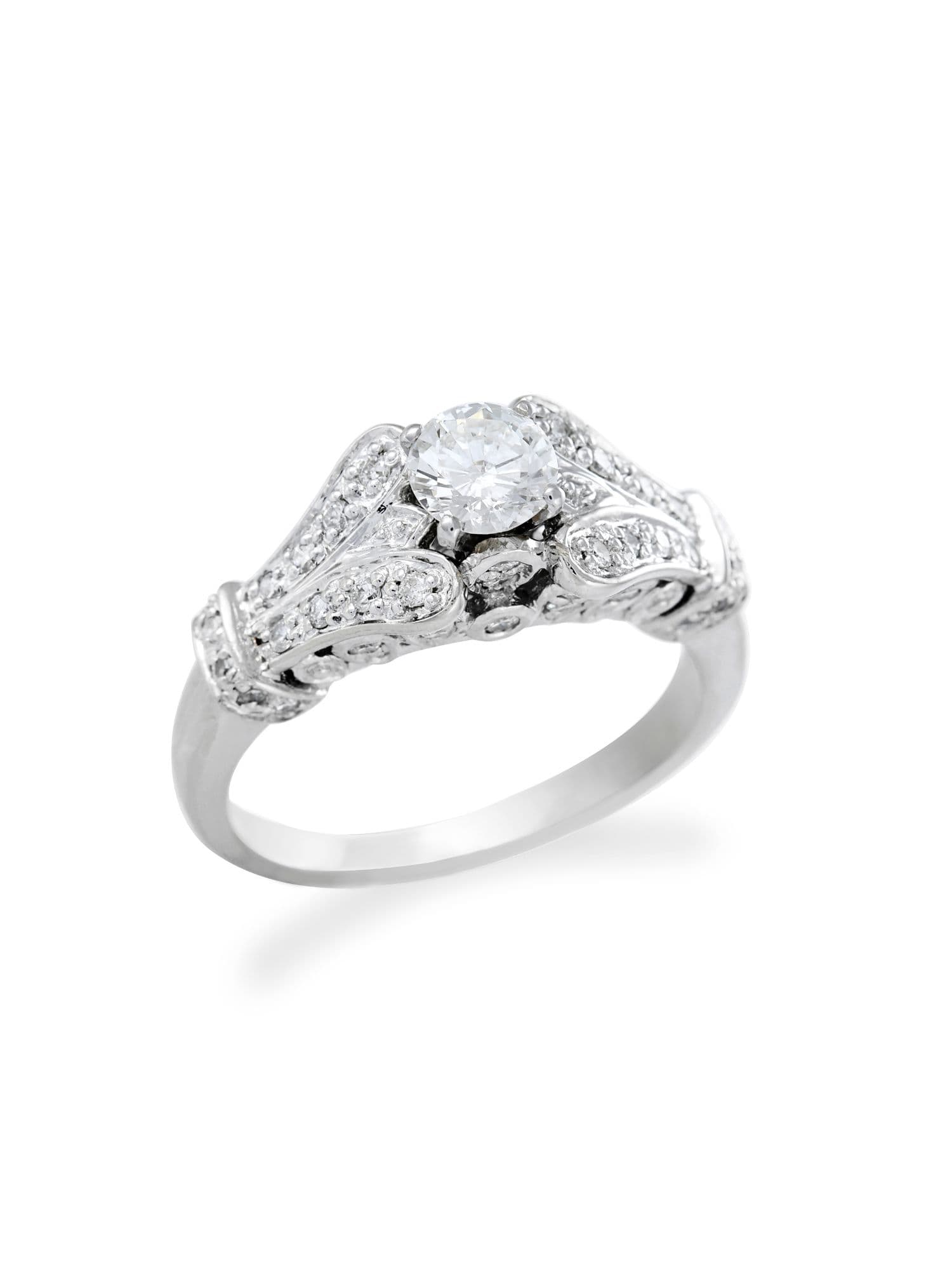 Ring: K18WG, BD=0.43 & D=0.338, H, VS2, 77