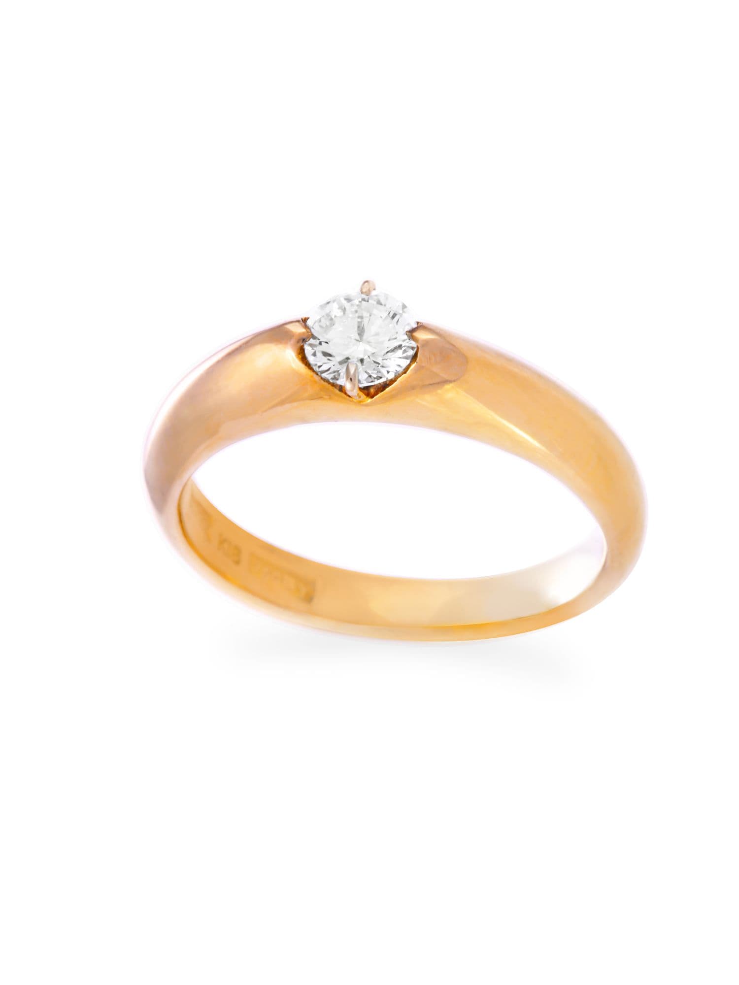 Ring: K18YG D=0.28 D SI1 77