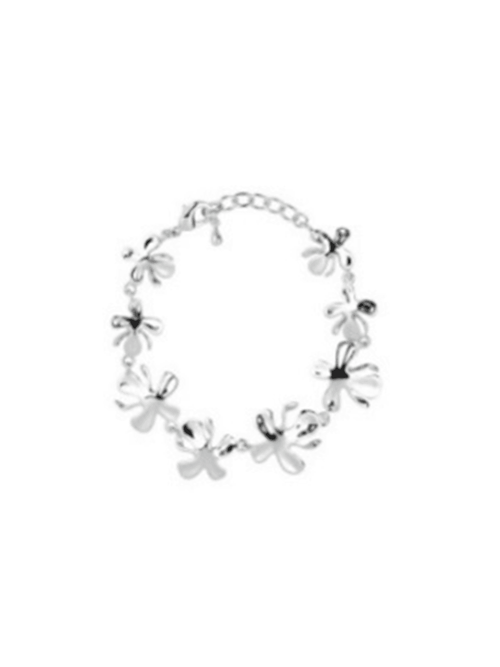 Vòng tay vanda mạ rhodium
