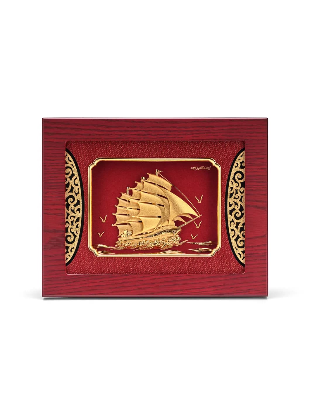 Tranh thuyền vượt sóng 27x34