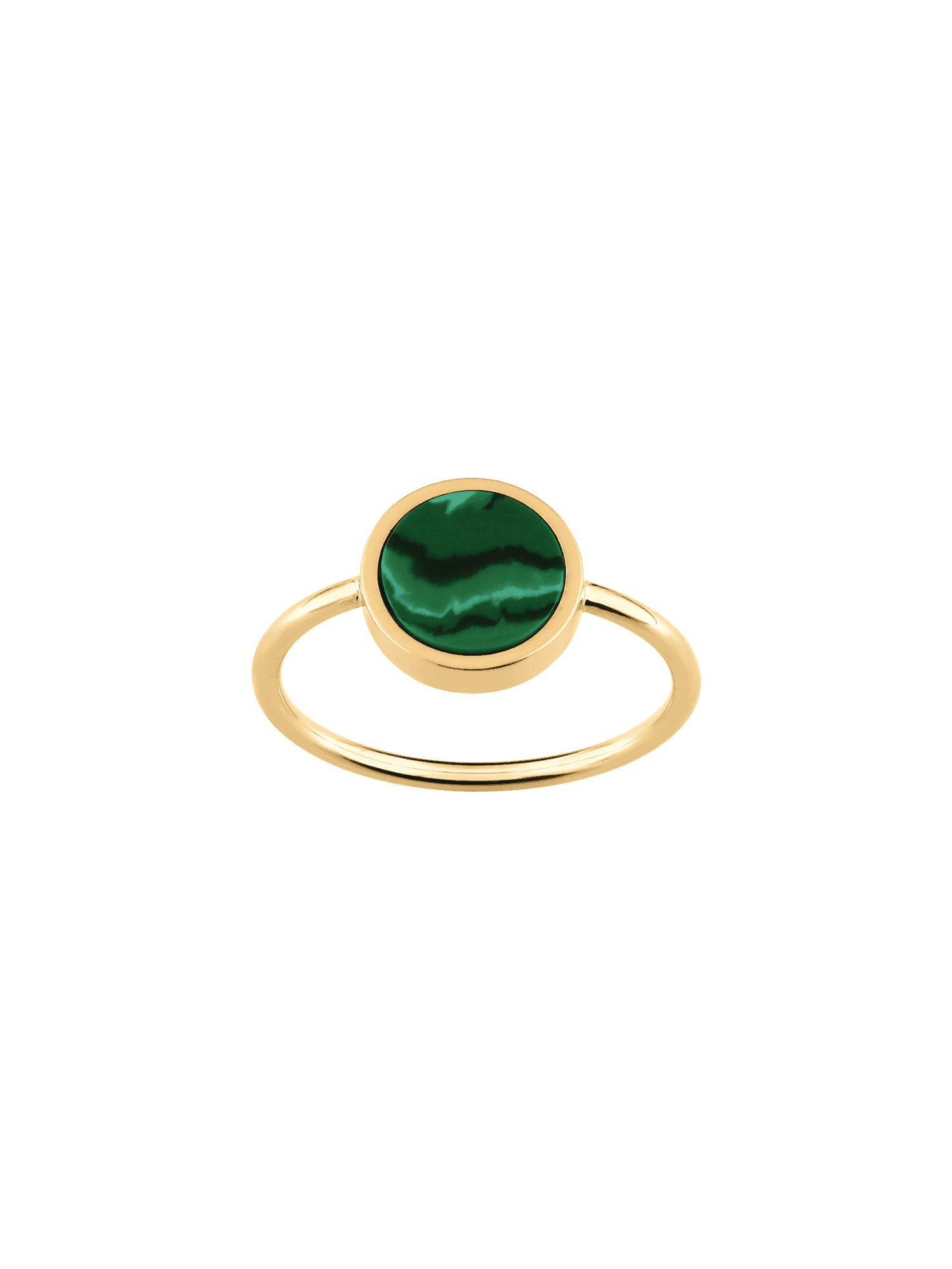 Nhẫn vàng Aceline vàng 18K gắn đá khổng tước
