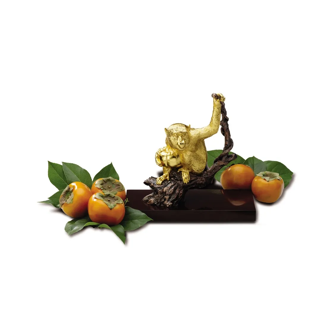 Tượng khỉ vàng Hạnh phúc