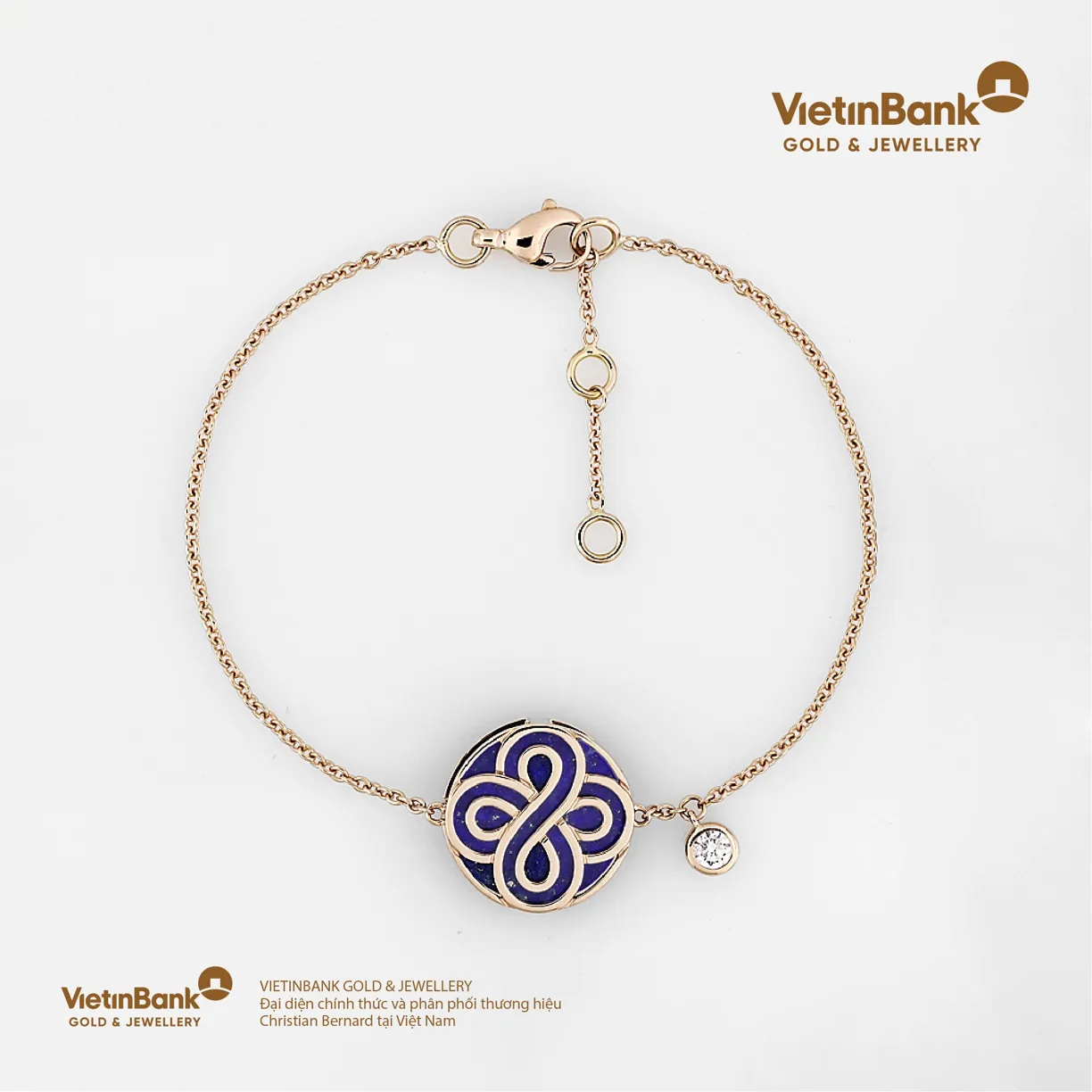 Lắc vàng Aimée vàng 18K (2.773) gắn đá Lapis (4)