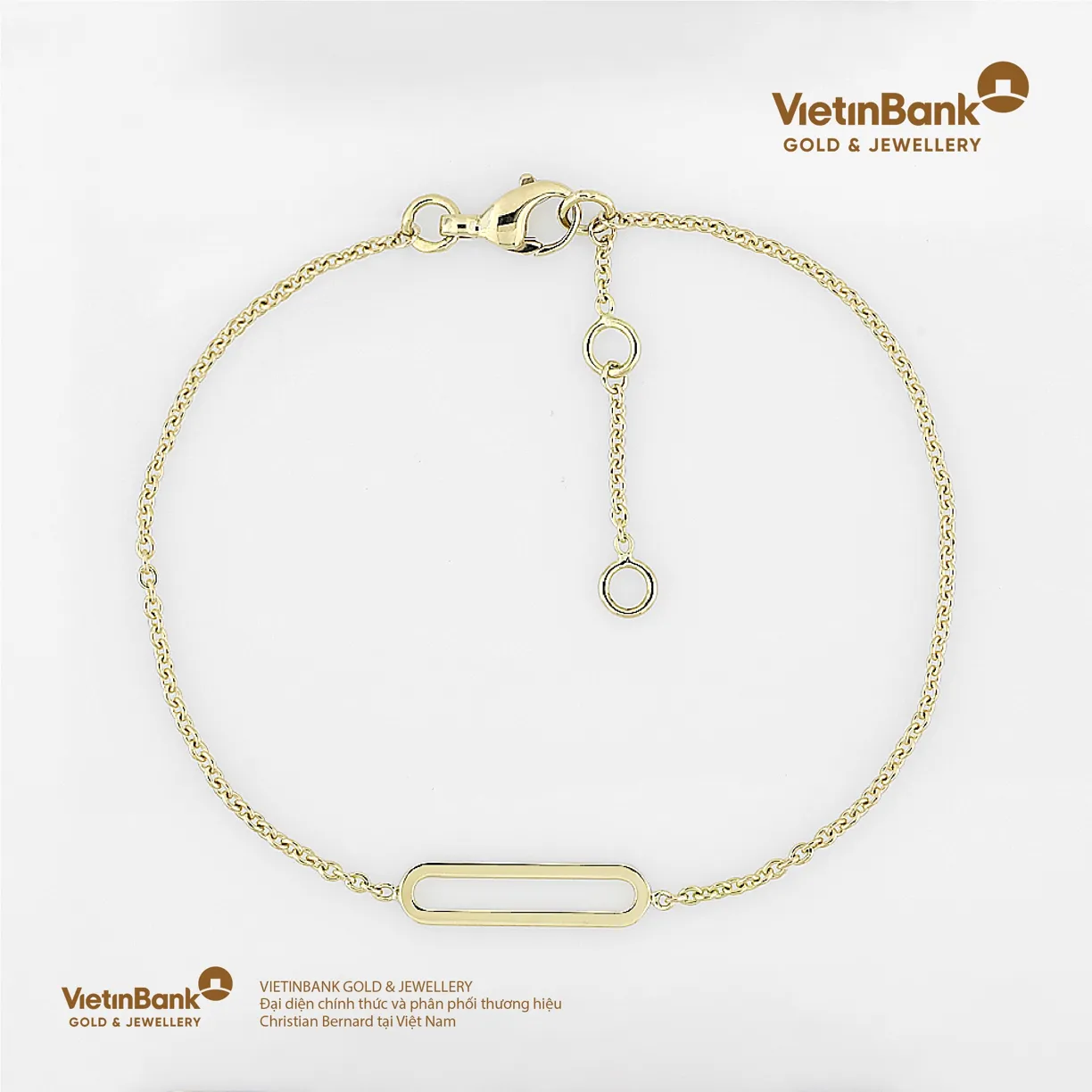 Lắc vàng vàng 18K (1.9)