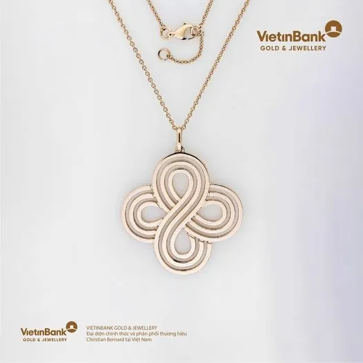 Dây chuyền Cathérine vàng hồng 18K (9.555)