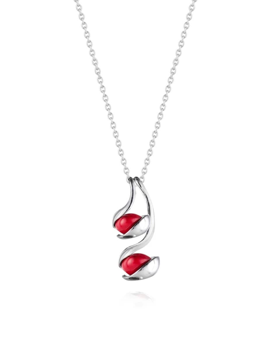 Dây chuyền hạt saga mạ Rhodium