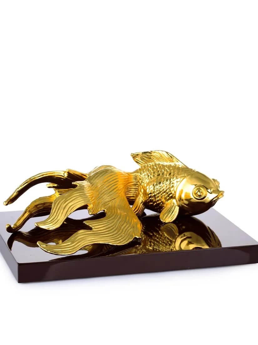 Tượng cá vàng Sung túc