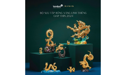 VietinBank Gold &amp; Jewellery và RISIS ra mắt BST quà tặng Rồng Vàng Linh Thiêng | năm Giáp Thìn 2024