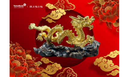 Chiêm ngưỡng Rồng Tài Lộc – thiết kế độc quyền hợp tác giữa VietinBank Gold &amp; Jewellery và RISIS